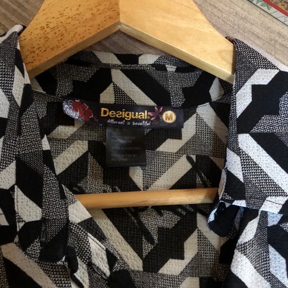 Desigual Tops - Desigual high-low shirt